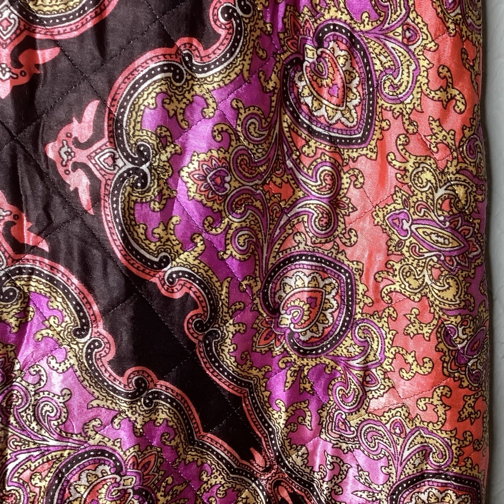 Byer California Vintage Quilted Maxi Skirt 9/10 - Picture 3 of 8